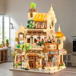 Honey Bear Cupcakes & Cookies Bakery Micro Building Blocks -Kawaii Store kawaiies plushies plush softtoy honey bear cupcakes cookies bakery micro building blocks build it 166599