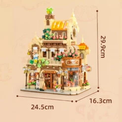 Honey Bear Cupcakes & Cookies Bakery Micro Building Blocks -Kawaii Store kawaiies plushies plush softtoy honey bear cupcakes cookies bakery micro building blocks build it 317234