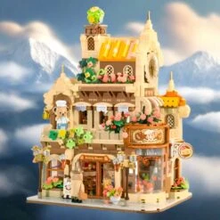 Honey Bear Cupcakes & Cookies Bakery Micro Building Blocks -Kawaii Store kawaiies plushies plush softtoy honey bear cupcakes cookies bakery micro building blocks build it 426484