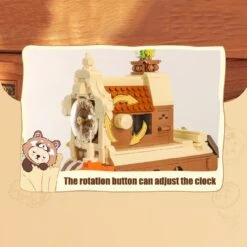 Honey Bear Cupcakes & Cookies Bakery Micro Building Blocks -Kawaii Store kawaiies plushies plush softtoy honey bear cupcakes cookies bakery micro building blocks build it 580901