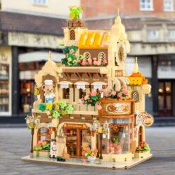 Honey Bear Cupcakes & Cookies Bakery Micro Building Blocks -Kawaii Store kawaiies plushies plush softtoy honey bear cupcakes cookies bakery micro building blocks build it 716046