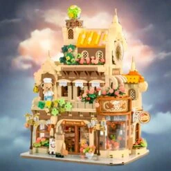 Honey Bear Cupcakes & Cookies Bakery Micro Building Blocks -Kawaii Store kawaiies plushies plush softtoy honey bear cupcakes cookies bakery micro building blocks build it 792060