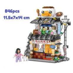 Hong Kong Restaurant Micro Building Blocks -Kawaii Store kawaiies plushies plush softtoy hong kong restaurant micro building blocks new build it 706458