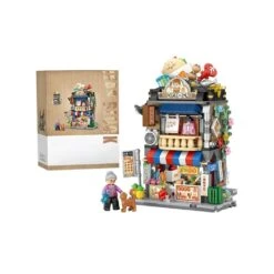 Hong Kong Restaurant Micro Building Blocks -Kawaii Store kawaiies plushies plush softtoy hong kong restaurant micro building blocks new build it buns with box 292113