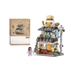 Hong Kong Restaurant Micro Building Blocks -Kawaii Store kawaiies plushies plush softtoy hong kong restaurant micro building blocks new build it duck with box 503748