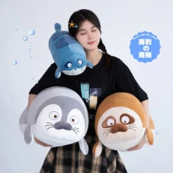 Huge Sleeping Buddies Seal Plushies -Kawaii Store kawaiies plushies plush softtoy huge sleeping buddies seal plushies soft toy 597054