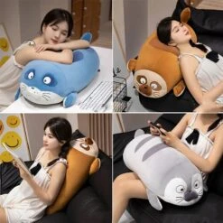 Huge Sleeping Buddies Seal Plushies -Kawaii Store kawaiies plushies plush softtoy huge sleeping buddies seal plushies soft toy 846876