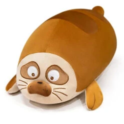 Huge Sleeping Buddies Seal Plushies -Kawaii Store kawaiies plushies plush softtoy huge sleeping buddies seal plushies soft toy brown 16in 40cm 249078
