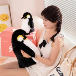Huggable King Penguin Plush 15 Huggable King Penguin Plush -Kawaii Store kawaiies plushies plush softtoy huggable king penguin plush soft toy 113109