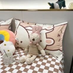 Hundreds Of Kawaii Bear Bunny Bedding Set -Kawaii Store kawaiies plushies plush softtoy hundreds of kawaii bear bunny bedding set home decor 893609