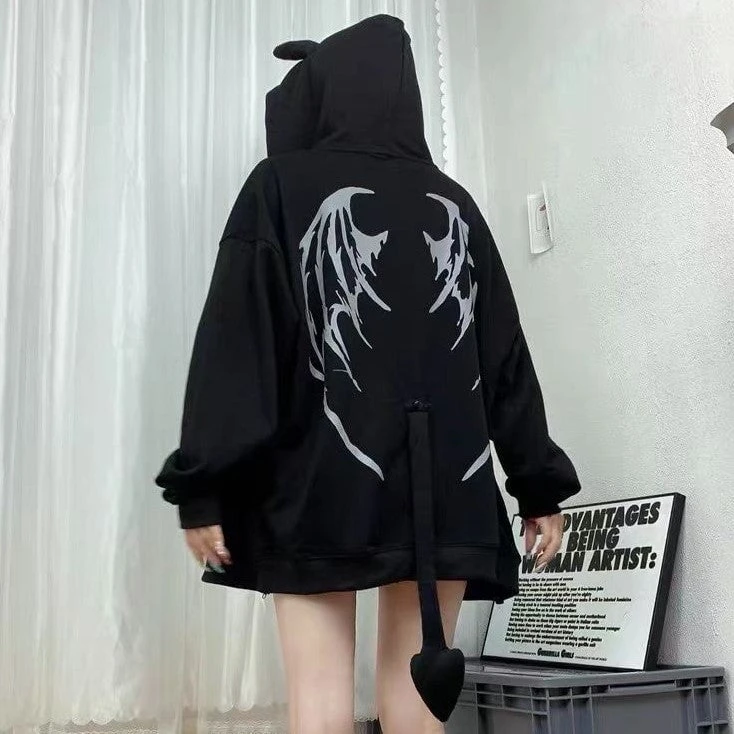 Apparel I Am The Devil Gothic Hoodie 13 Apparel I Am The Devil Gothic Hoodie - Image 11