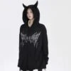 Apparel I Am The Devil Gothic Hoodie -Kawaii Store kawaiies plushies plush softtoy i am the devil gothic hoodie hoodies 431382