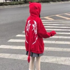 Apparel I Am The Devil Gothic Hoodie 39 Apparel I Am The Devil Gothic Hoodie -Kawaii Store kawaiies plushies plush softtoy i am the devil gothic hoodie hoodies 664362