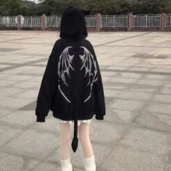 Apparel I Am The Devil Gothic Hoodie 37 Apparel I Am The Devil Gothic Hoodie -Kawaii Store kawaiies plushies plush softtoy i am the devil gothic hoodie hoodies 858134