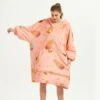 Apparel Ice Cream Coral Oversized Blanket Hoodie For Adults & Children