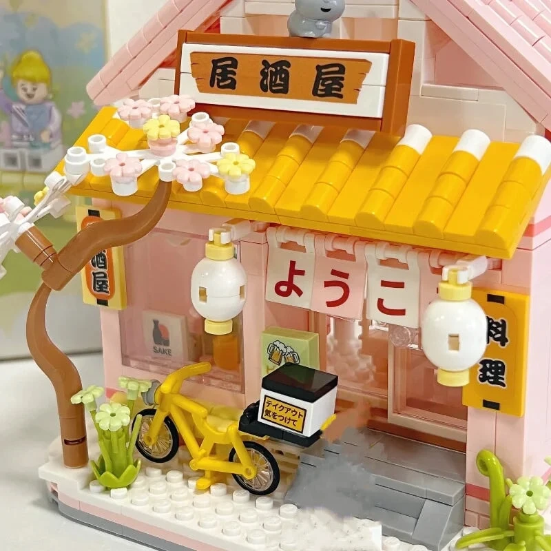 Izakaya And Chashitsu Sakura Micro Building Blocks 9 Izakaya And Chashitsu Sakura Micro Building Blocks - Image 7