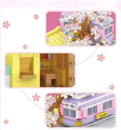 Izakaya And Chashitsu Sakura Micro Building Blocks 40 Izakaya And Chashitsu Sakura Micro Building Blocks -Kawaii Store kawaiies plushies plush softtoy izakaya and chashitsu sakura micro building blocks build it 267307