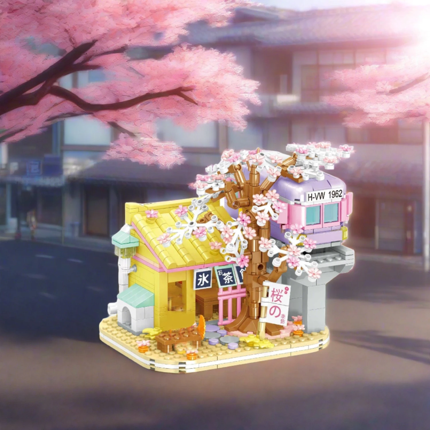 Izakaya And Chashitsu Sakura Micro Building Blocks 4 Izakaya And Chashitsu Sakura Micro Building Blocks - Image 2
