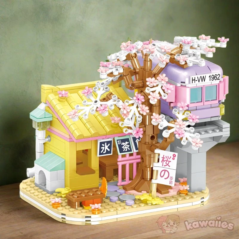 Izakaya And Chashitsu Sakura Micro Building Blocks 18 Izakaya And Chashitsu Sakura Micro Building Blocks - Image 16