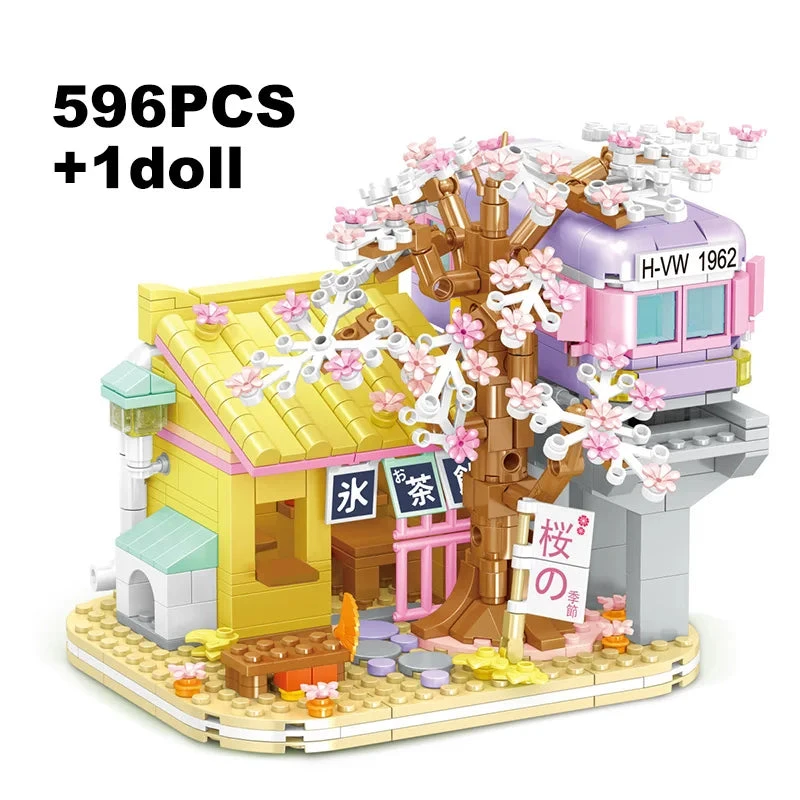 Izakaya And Chashitsu Sakura Micro Building Blocks 8 Izakaya And Chashitsu Sakura Micro Building Blocks - Image 6