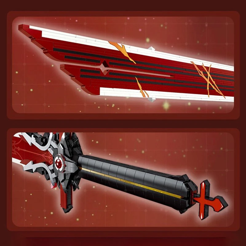 Japanese Anime Red Purple Sword Building Block 15 Japanese Anime Red Purple Sword Building Block - Image 13