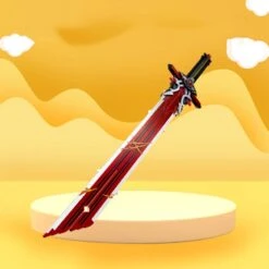 Japanese Anime Red Purple Sword Building Block 27 Japanese Anime Red Purple Sword Building Block -Kawaii Store kawaiies plushies plush softtoy japanese anime red purple sword building block build it 555850