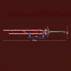 Japanese Anime Red Purple Sword Building Block 41 Japanese Anime Red Purple Sword Building Block -Kawaii Store kawaiies plushies plush softtoy japanese anime red purple sword building block build it 700266