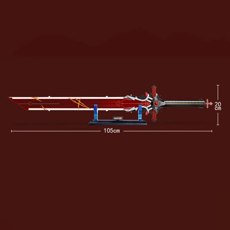 Japanese Anime Red Purple Sword Building Block 22 Japanese Anime Red Purple Sword Building Block - Image 20