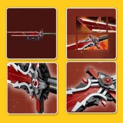 Japanese Anime Red Purple Sword Building Block 28 Japanese Anime Red Purple Sword Building Block -Kawaii Store kawaiies plushies plush softtoy japanese anime red purple sword building block build it 747546