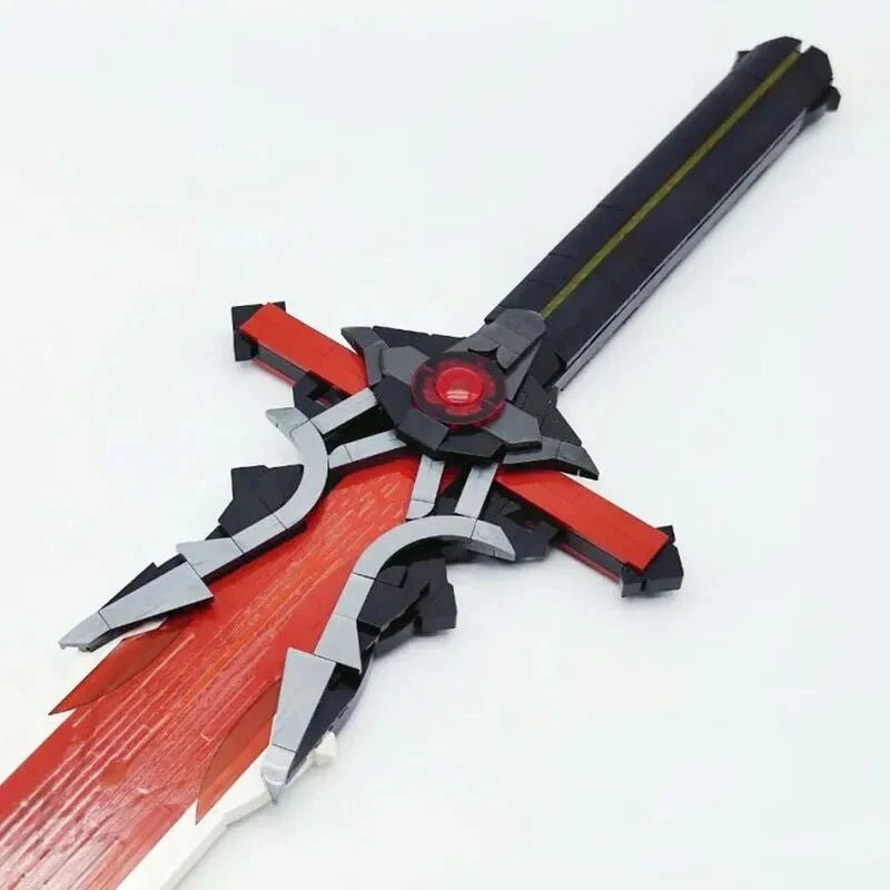 Japanese Anime Red Purple Sword Building Block 16 Japanese Anime Red Purple Sword Building Block - Image 14