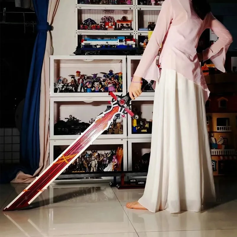 Japanese Anime Red Purple Sword Building Block 7 Japanese Anime Red Purple Sword Building Block - Image 5