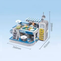 Japanese BeBe Shopping Mall Building Blocks Set -Kawaii Store kawaiies plushies plush softtoy japanese bebe shopping mall building blocks set build it 171292