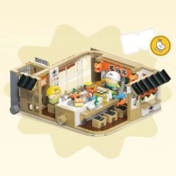 Japanese BeBe Shopping Mall Building Blocks Set -Kawaii Store kawaiies plushies plush softtoy japanese bebe shopping mall building blocks set build it 319429