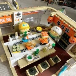 Japanese BeBe Shopping Mall Building Blocks Set -Kawaii Store kawaiies plushies plush softtoy japanese bebe shopping mall building blocks set build it 509370