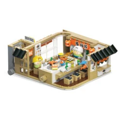 Japanese BeBe Shopping Mall Building Blocks Set -Kawaii Store kawaiies plushies plush softtoy japanese bebe shopping mall building blocks set build it sushi 211900