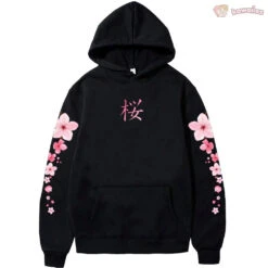 Apparel Japanese Cherry SakuraHoodies Long Sleeve -Kawaii Store kawaiies plushies plush softtoy japanese cherry sakura hoodies long sleeve hoodies 601577