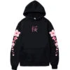 Apparel Japanese Cherry SakuraHoodies Long Sleeve -Kawaii Store kawaiies plushies plush softtoy japanese cherry sakura hoodies long sleeve hoodies black xs 470086