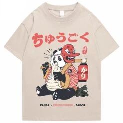 Apparel Japanese Fat Samurai Panda Unisex Tee