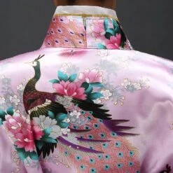 Apparel Japanese Floral Long Kimono -Kawaii Store kawaiies plushies plush softtoy japanese floral long kimono kimono 923050