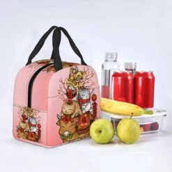Japanese Fortune Cat Lunch Bag Set -Kawaii Store kawaiies plushies plush softtoy japanese fortune cat lunch bag set bag 223656