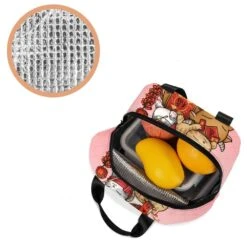 Japanese Fortune Cat Lunch Bag Set -Kawaii Store kawaiies plushies plush softtoy japanese fortune cat lunch bag set bag 482254