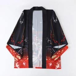 Apparel Japanese Great Koi Of Torii Gate Women's Kimono Cardigan -Kawaii Store kawaiies plushies plush softtoy japanese great koi of torii gate womens kimono cardigan new apparel 552299