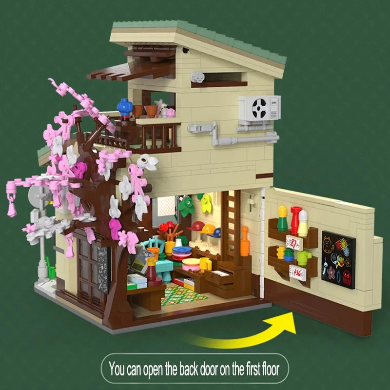 Japanese Grocery Sakura Tree Shop Building Set 7 Japanese Grocery Sakura Tree Shop Building Set - Image 5