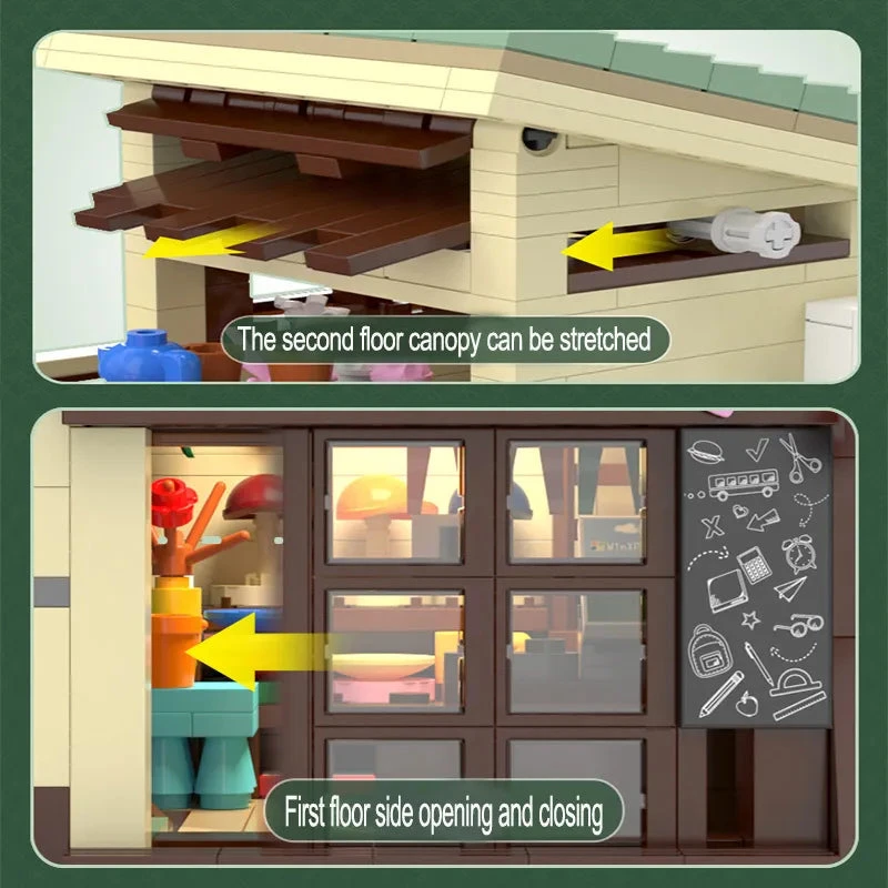 Japanese Grocery Sakura Tree Shop Building Set 16 Japanese Grocery Sakura Tree Shop Building Set - Image 14