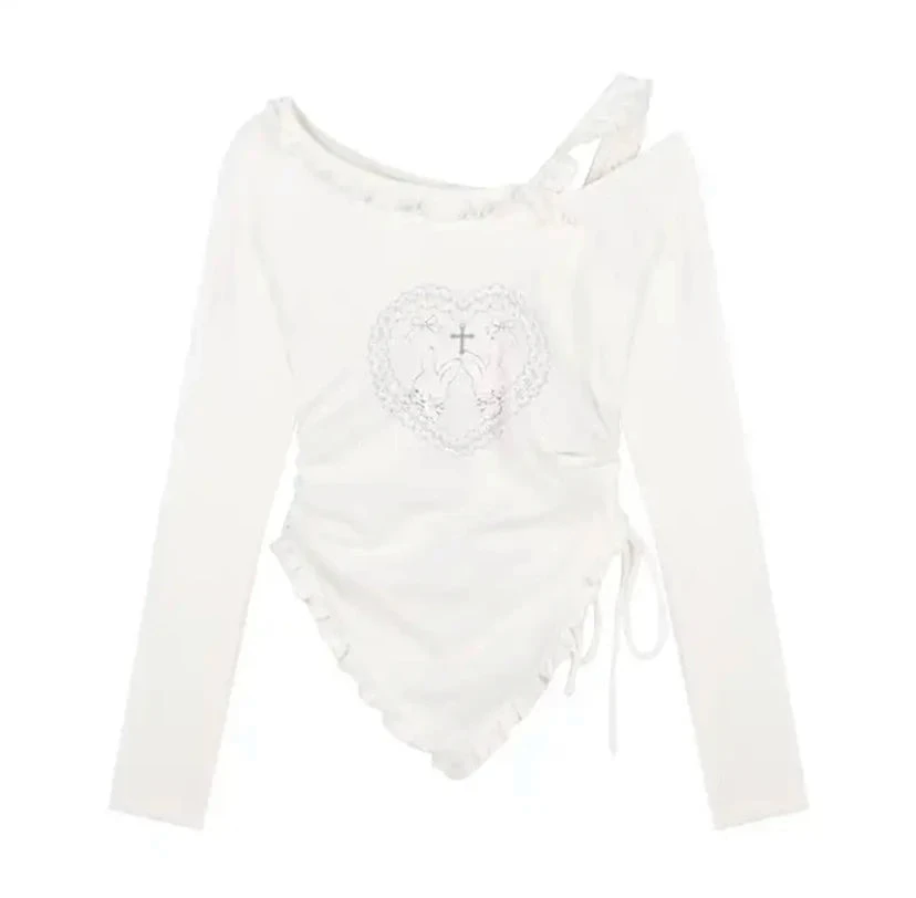 Apparel Japanese Harajuku Gray White Bunny Ruffled Skirt Top 11 Apparel Japanese Harajuku Gray White Bunny Ruffled Skirt Top - Image 9