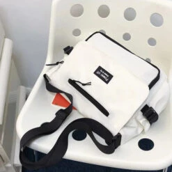 Apparel Japanese Harajuku Power Off Simple Crossbody Shoulder Bag -Kawaii Store kawaiies plushies plush softtoy japanese harajuku power off simple crossbody shoulder bag bags 232819