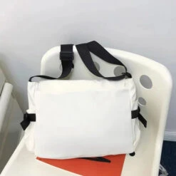 Apparel Japanese Harajuku Power Off Simple Crossbody Shoulder Bag -Kawaii Store kawaiies plushies plush softtoy japanese harajuku power off simple crossbody shoulder bag bags 270915