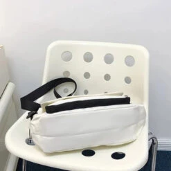 Apparel Japanese Harajuku Power Off Simple Crossbody Shoulder Bag -Kawaii Store kawaiies plushies plush softtoy japanese harajuku power off simple crossbody shoulder bag bags 415888