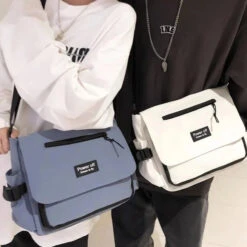 Apparel Japanese Harajuku Power Off Simple Crossbody Shoulder Bag -Kawaii Store kawaiies plushies plush softtoy japanese harajuku power off simple crossbody shoulder bag bags 763428