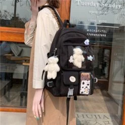 Apparel Japanese High School Backpack Bag -Kawaii Store kawaiies plushies plush softtoy japanese high school backpack bag new bag 592555